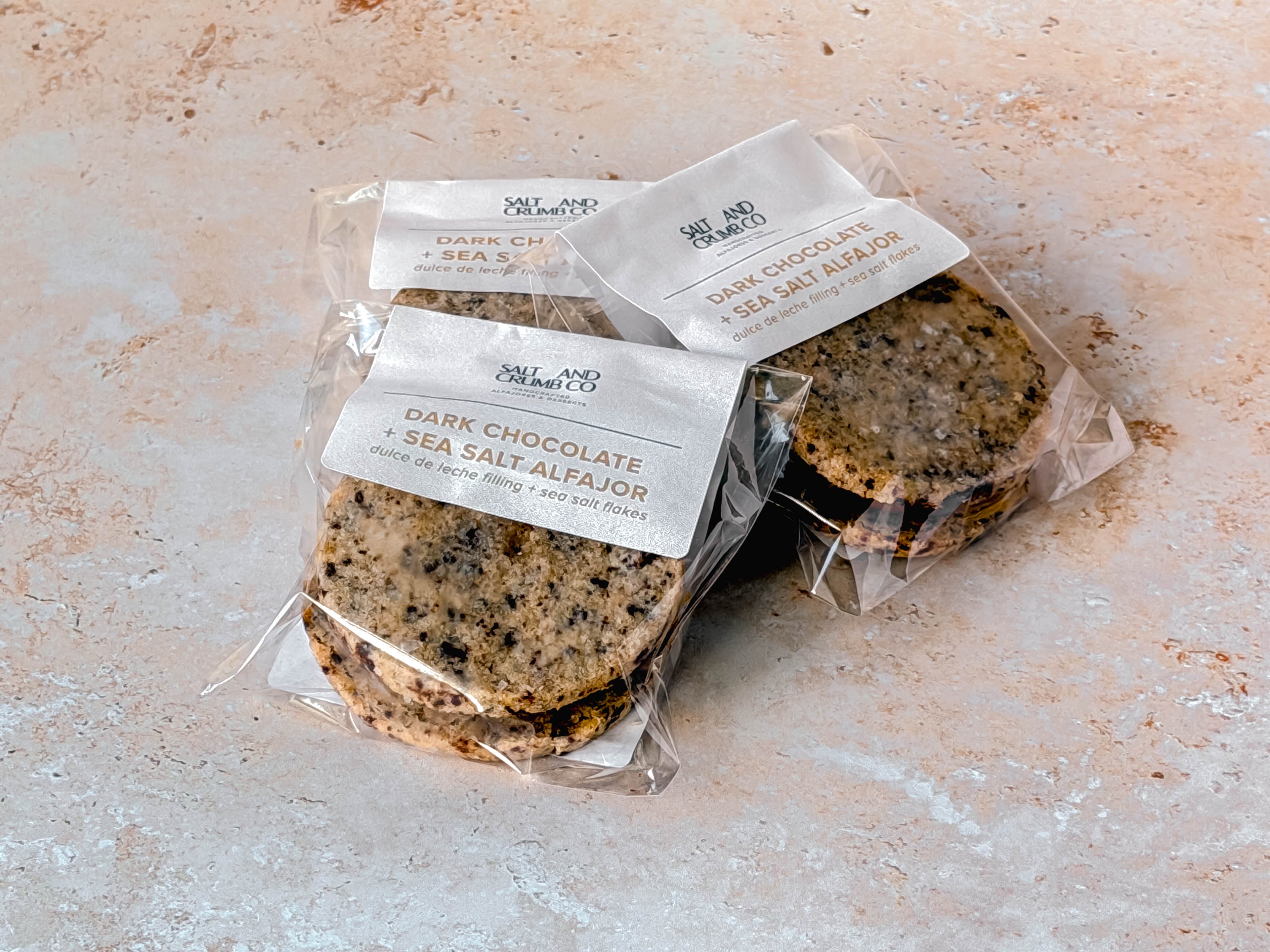 Dark Chocolate and Sea Salt Alfajores